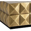 Collada Goud Salontafel met Glasplaat