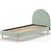 Moon Groen Bouclé Bed 90 x 200 cm