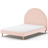 Moon Roze Bouclé Bed 140 x 200 cm