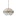 Richmond Interiors Desire Geborsteld Goud Hanglamp Medium