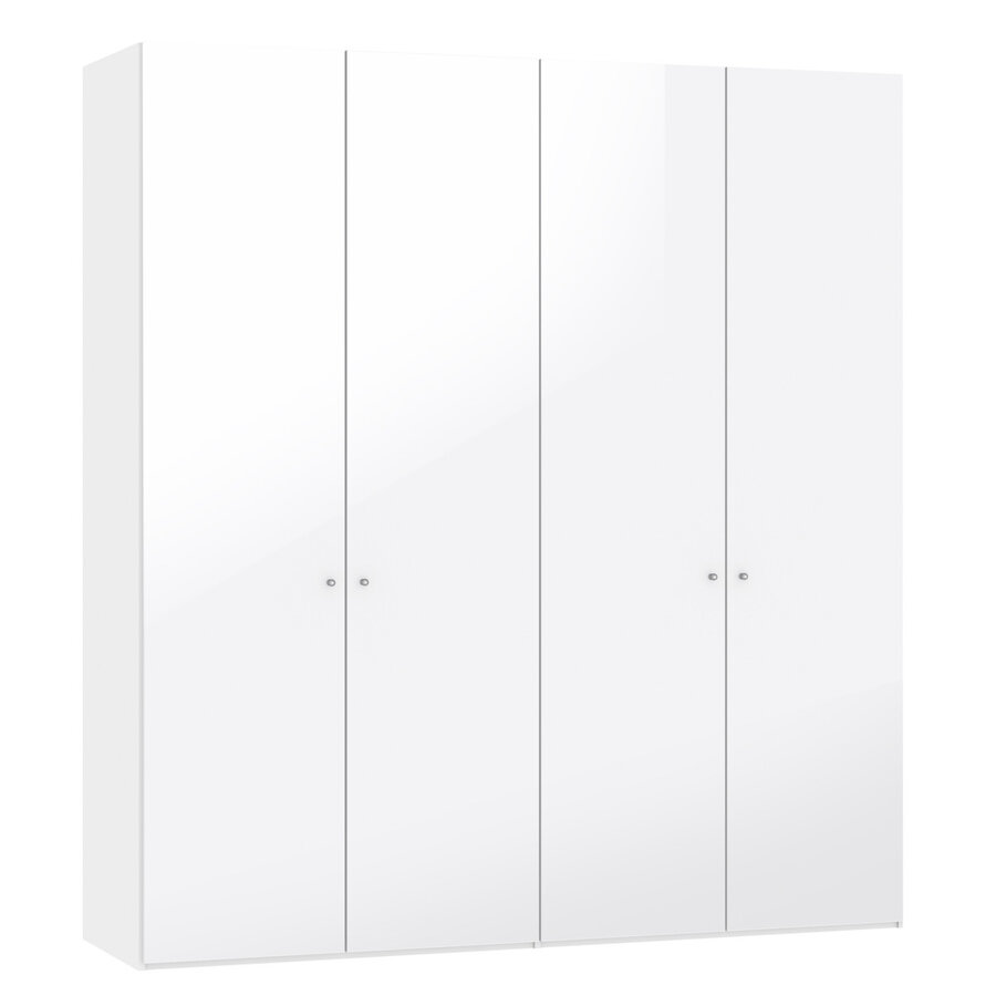 Hoogglans Wit Draaideurkast 4 deuren Hoogglans Wit Draaideurkast 4 deuren