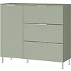 Kenora Taupe Groen Dressoir 1-Deur en 3-Lades