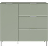 Kenora Taupe Groen Dressoir 1-Deur en 3-Lades