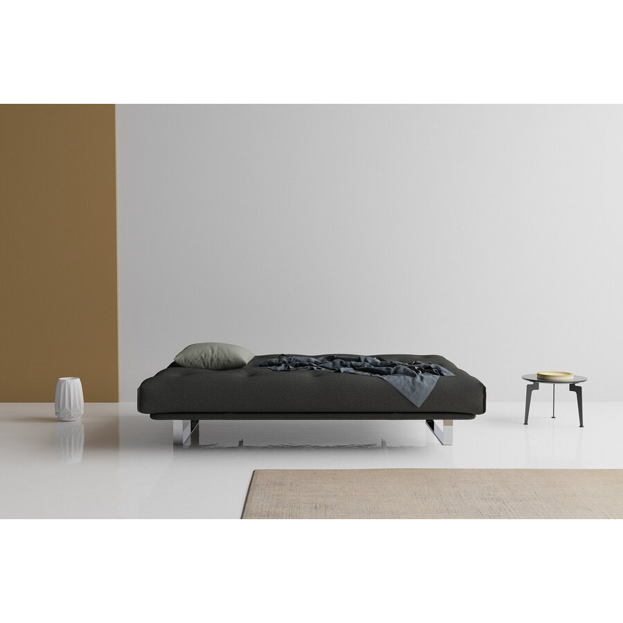 Minimum Houtskool Zwart Bouclé Slaapbank Minimum Houtskool Zwart Bouclé Slaapbank