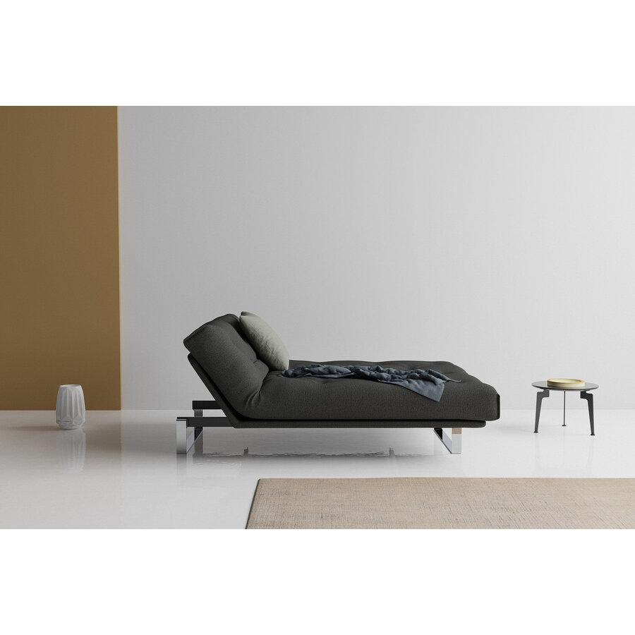 Minimum Houtskool Zwart Bouclé Slaapbank Minimum Houtskool Zwart Bouclé Slaapbank