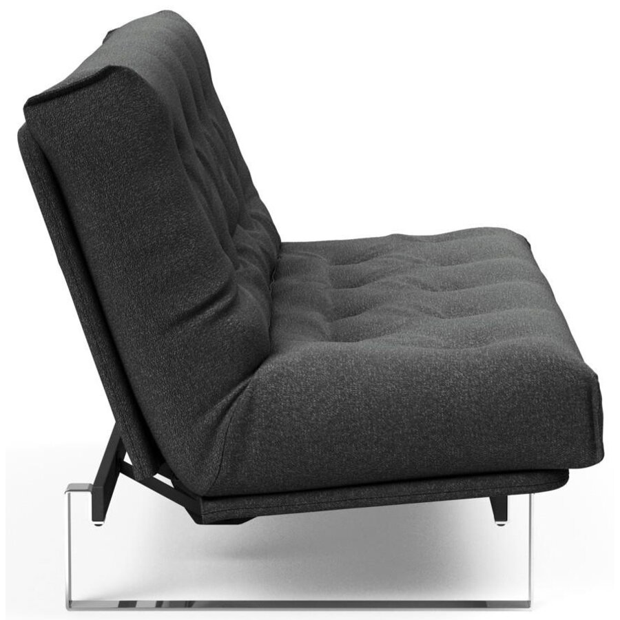 Minimum Houtskool Zwart Bouclé Slaapbank Minimum Houtskool Zwart Bouclé Slaapbank