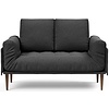 Rollo Styletto Slaapbank Houtskool Zwart Bouclé