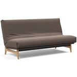 Innovation Living Aslak Taupe Bouclé Slaapbank 140 cm Innovation Living Aslak Taupe Bouclé Slaapbank 140 cm