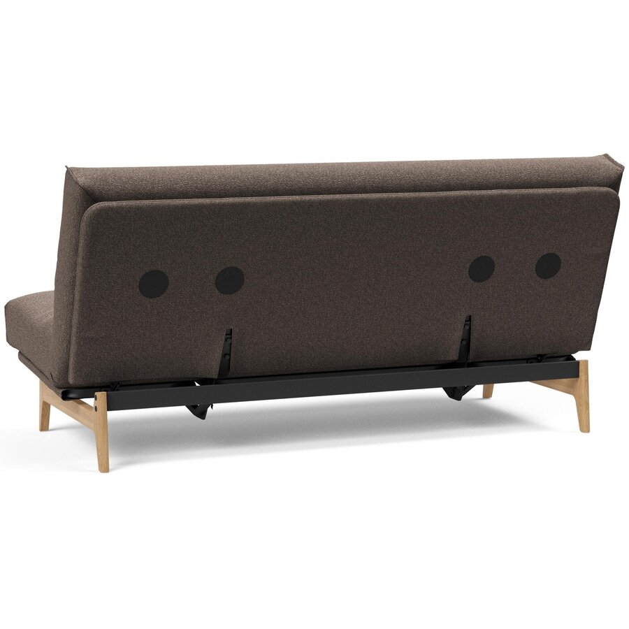 Aslak Taupe Bouclé Slaapbank 140 cm Aslak Taupe Bouclé Slaapbank 140 cm