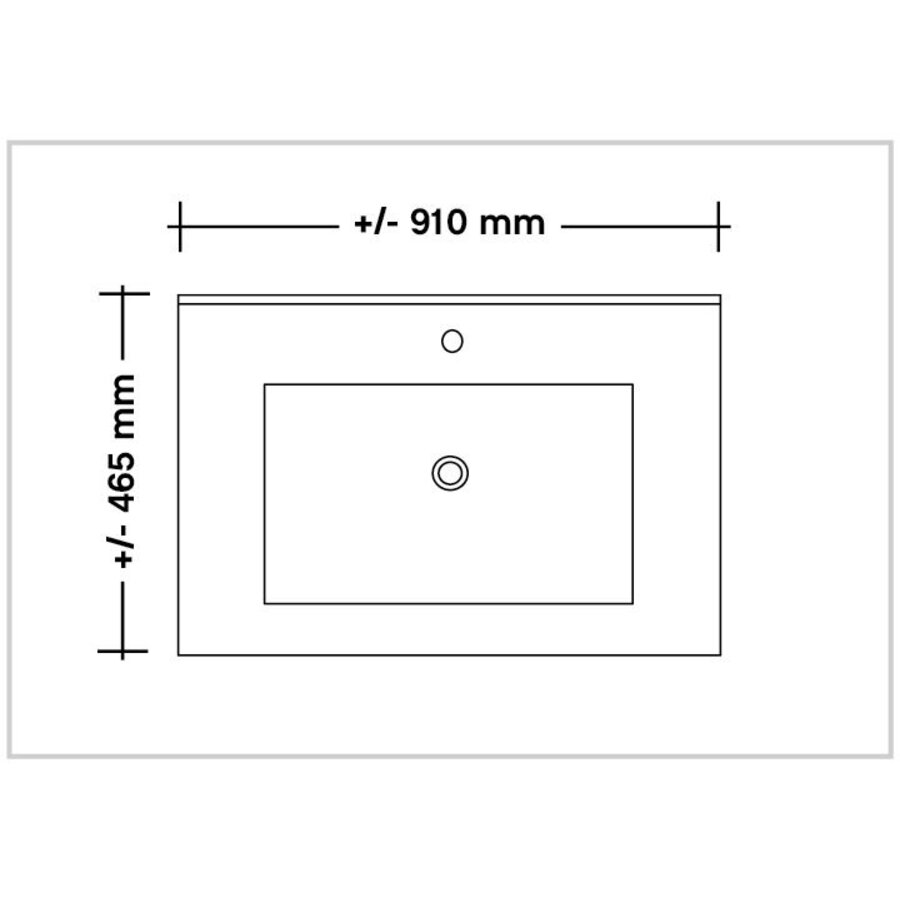 Cento 90 cm Badmeubel Set Drie Wit Tweedekans Cento 90 cm Badmeubel Set Drie Wit Tweedekans