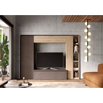 Benvenuto Design Infinity 2.0 Brons / Kadiz Eiken TV Meubel Set 09