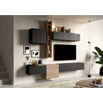 Benvenuto Design Infinity 2.0 Kadiz Eiken / Lava TV Meubel Set 12 Benvenuto Design Infinity 2.0 Kadiz Eiken / Lava TV Meubel Set 12