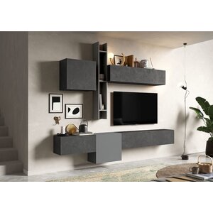 Benvenuto Design Infinity 2.0 Ardesia / Piombo TV Meubel Set 12