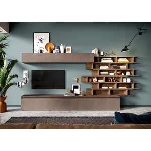 Benvenuto Design Infinity 2.0 Brons / Mercure Eiken TV Meubel Set 13