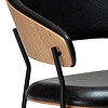 Crib Vintage Zwart / Eiken Loungestoel