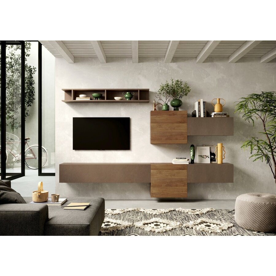 Infinity 2.0 Mercure Eiken / Brons TV Meubel Set 22 Infinity 2.0 Mercure Eiken / Brons TV Meubel Set 22