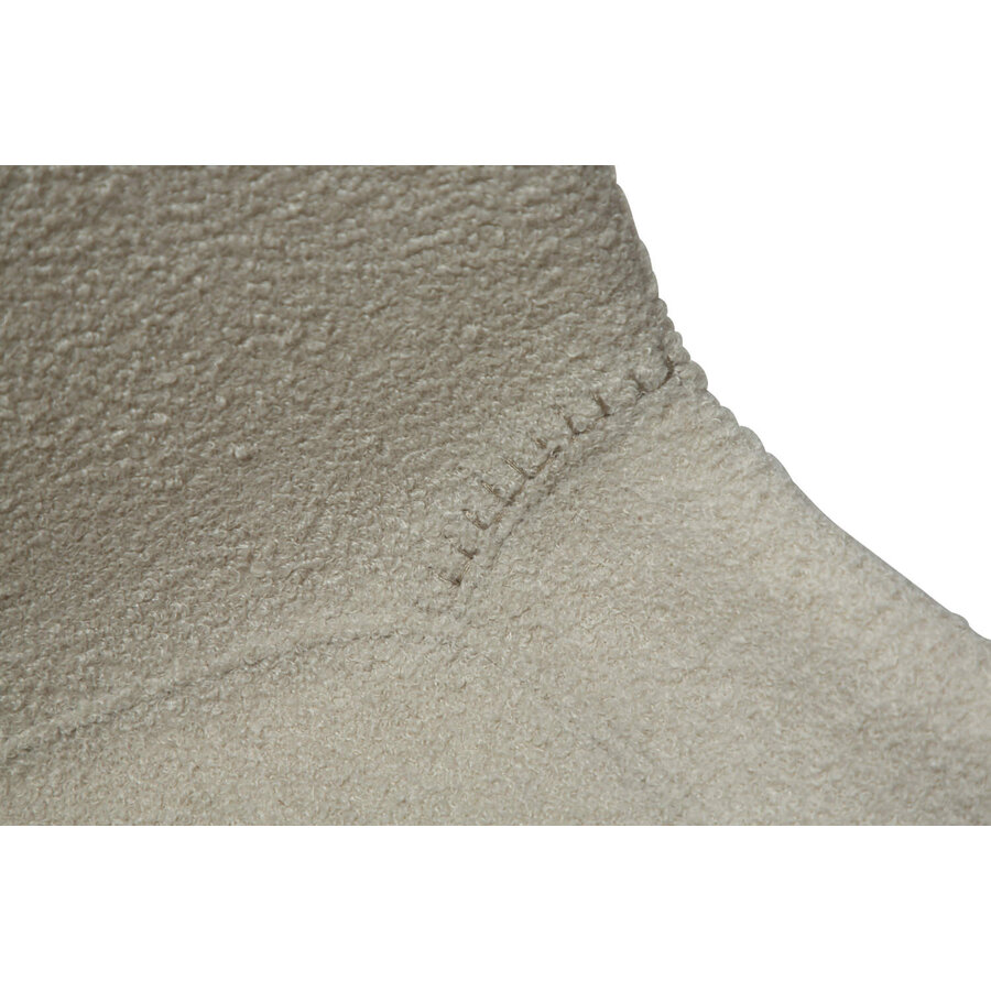 Hype Dove Bouclé Eetkamerstoel Zwart Poten