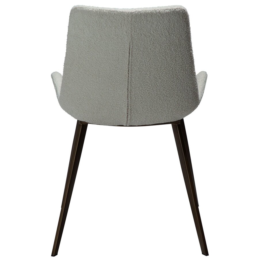 Hype Dove Bouclé Eetkamerstoel Messing Poten Hype Dove Bouclé Eetkamerstoel Messing Poten