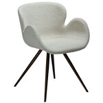 Dan Form Gaia Dove Bouclé Eetkamerstoel Dan Form Gaia Dove Bouclé Eetkamerstoel