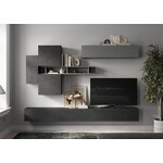 Benvenuto Design Infinity 2.0 Ardesia / Piombo TV Meubel Set 44 Benvenuto Design Infinity 2.0 Ardesia / Piombo TV Meubel Set 44