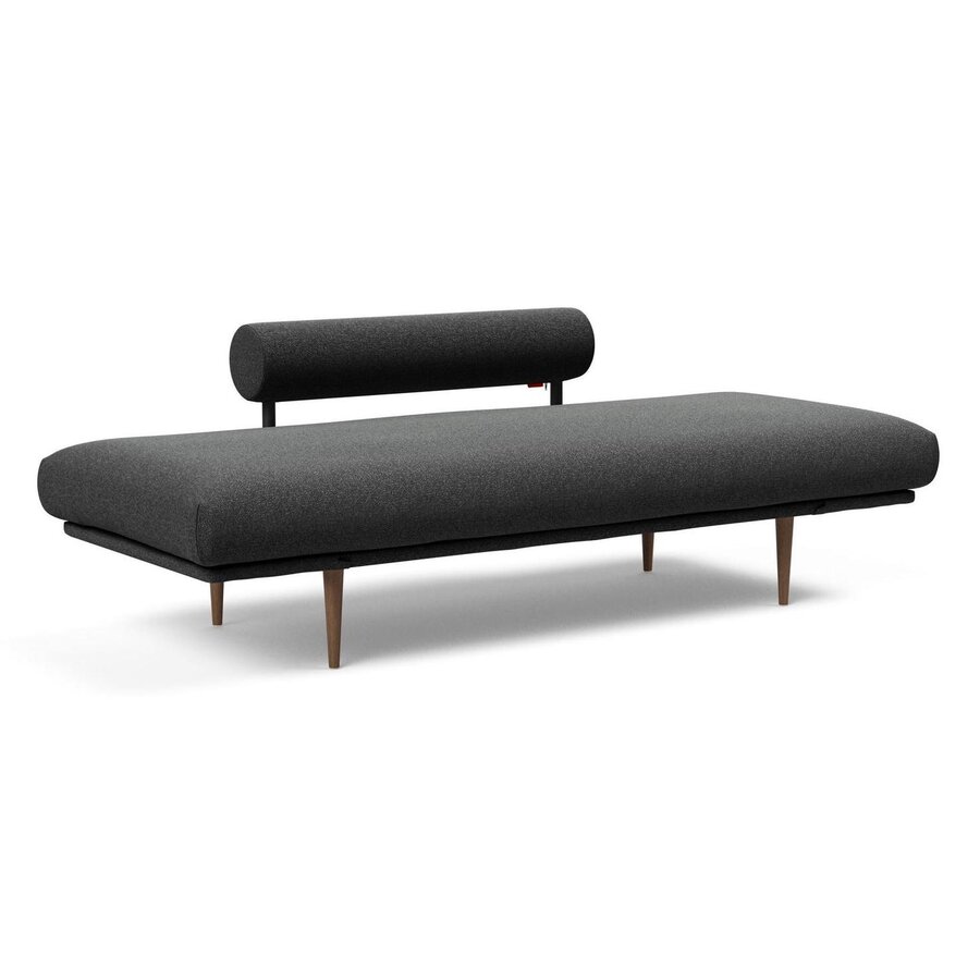 Rollo Styletto Slaapbank Houtskool Zwart Bouclé Rollo Styletto Slaapbank Houtskool Zwart Bouclé