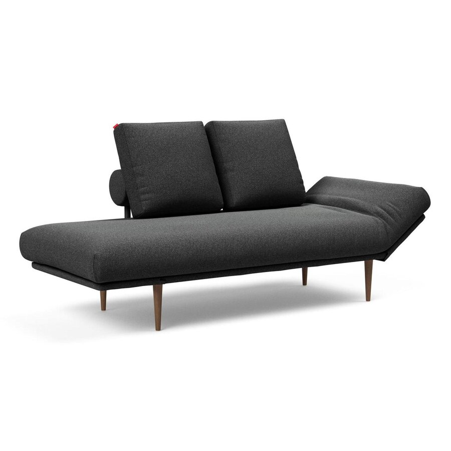 Rollo Styletto Slaapbank Houtskool Zwart Bouclé Rollo Styletto Slaapbank Houtskool Zwart Bouclé