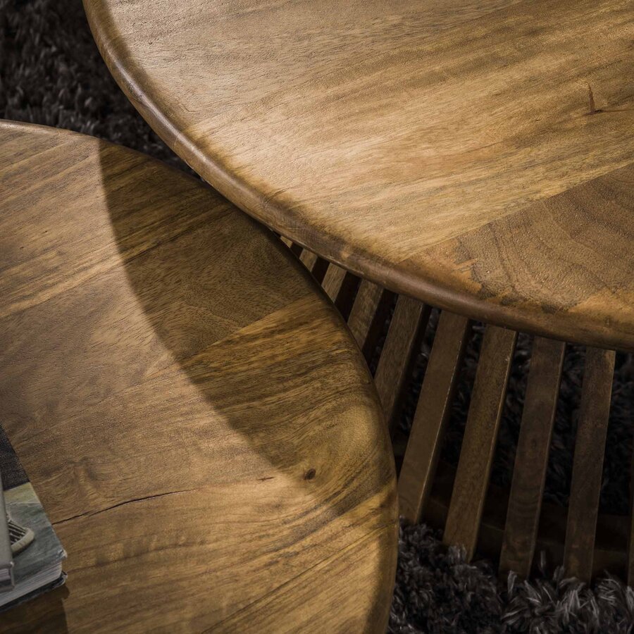 Tweak Mango Salontafel Set Conisch Tweak Mango Salontafel Set Conisch