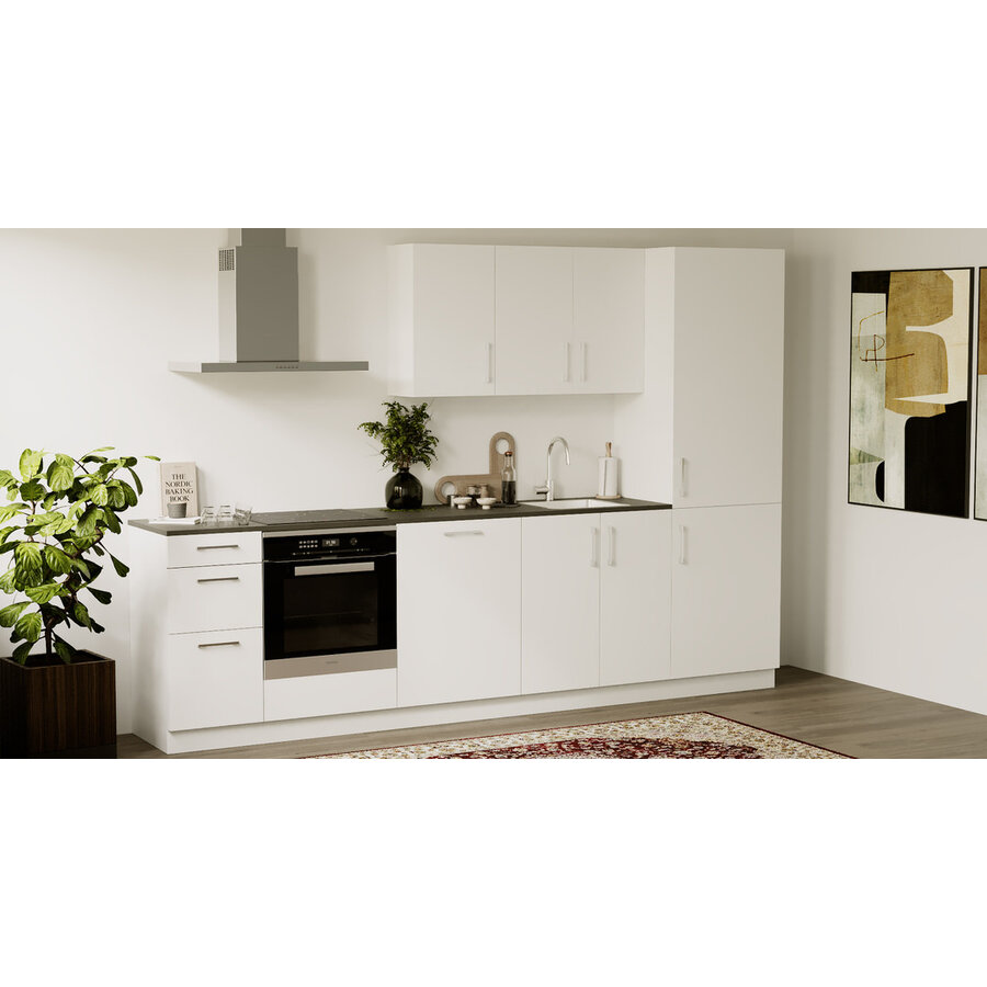 Turin Basil Rechte Keuken Alpine Wit Turin Basil Rechte Keuken Alpine Wit