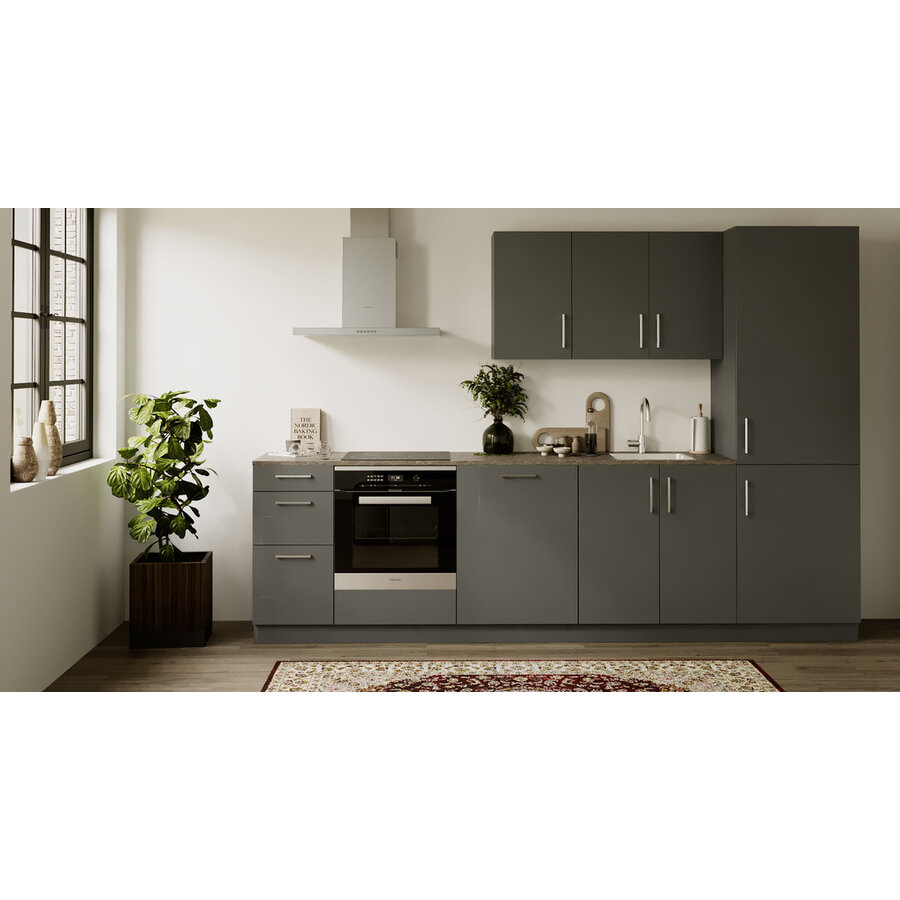 Turin Basil Rechte Keuken Grafiet Turin Basil Rechte Keuken Grafiet