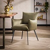 Lobby Groen Velvet Eetkamerfauteuil