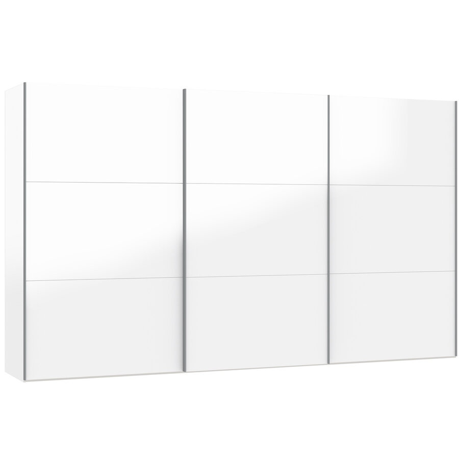 Hoogglans Wit 379 cm Schuifdeurkast Hoogglans Wit 379 cm Schuifdeurkast