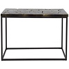 Peri Teakhout Sidetable Zwart / Goud