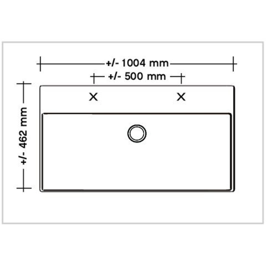 Bali 100 cm Badmeubel Set Tweedekans Bali 100 cm Badmeubel Set Tweedekans
