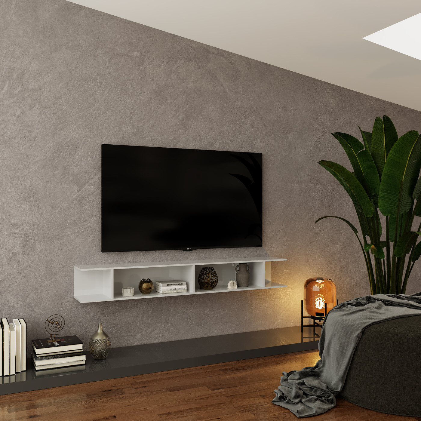 Benvenuto Design Infinity 2.0 Horizontaal Wandschap Hoogglans Wit