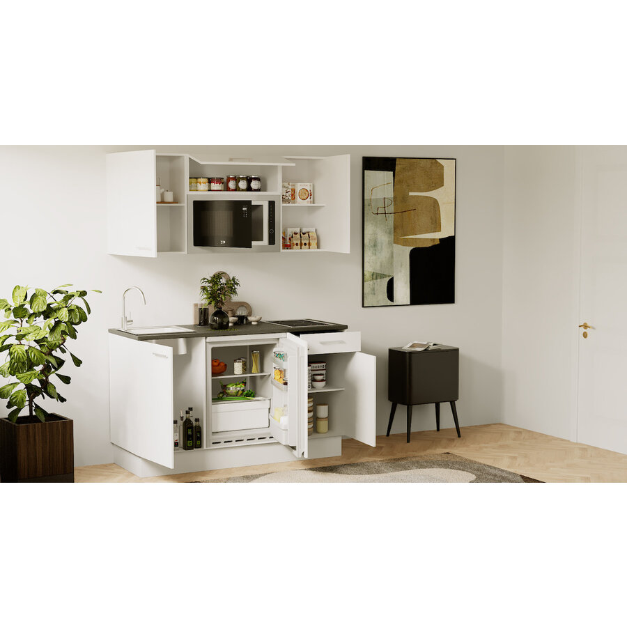 Turin Kaneel Rechte Keuken Alpine Wit Turin Kaneel Rechte Keuken Alpine Wit