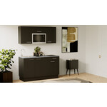 Artego Design Turin Kaneel Rechte Keuken Zwart Artego Design Turin Kaneel Rechte Keuken Zwart