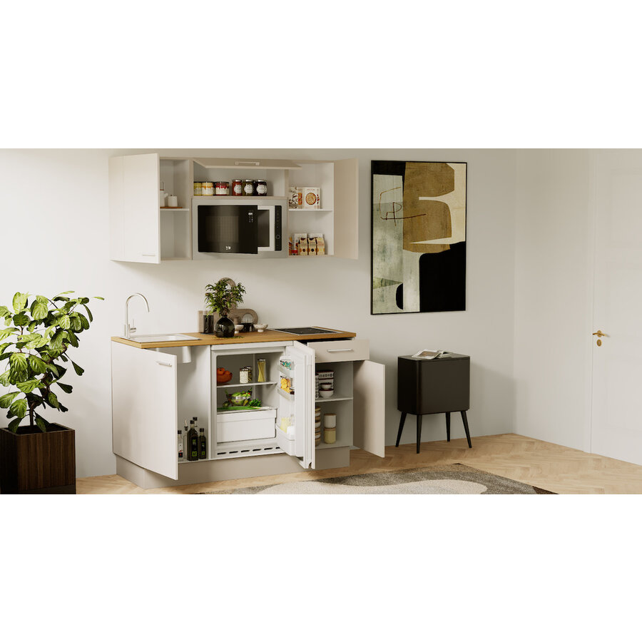 Turin Kaneel Rechte Keuken Cashmere