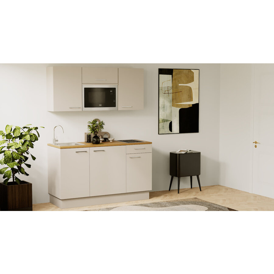 Turin Kaneel Rechte Keuken Cashmere