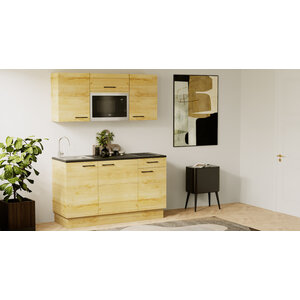 Artego Design Trendy Kaneel Rechte Keuken Eiken Goudbruin