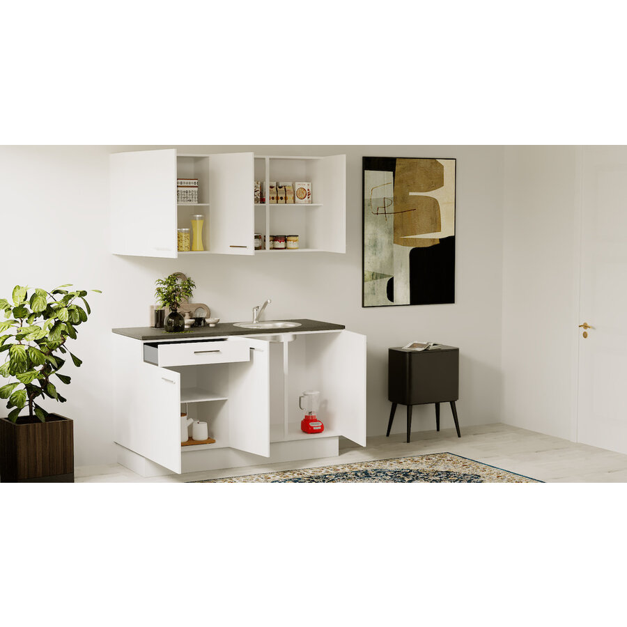 Turin Nigella Rechte Keuken Alpine Wit Turin Nigella Rechte Keuken Alpine Wit