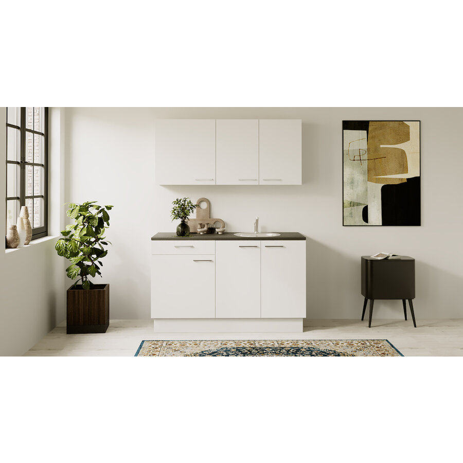 Turin Nigella Rechte Keuken Alpine Wit Turin Nigella Rechte Keuken Alpine Wit