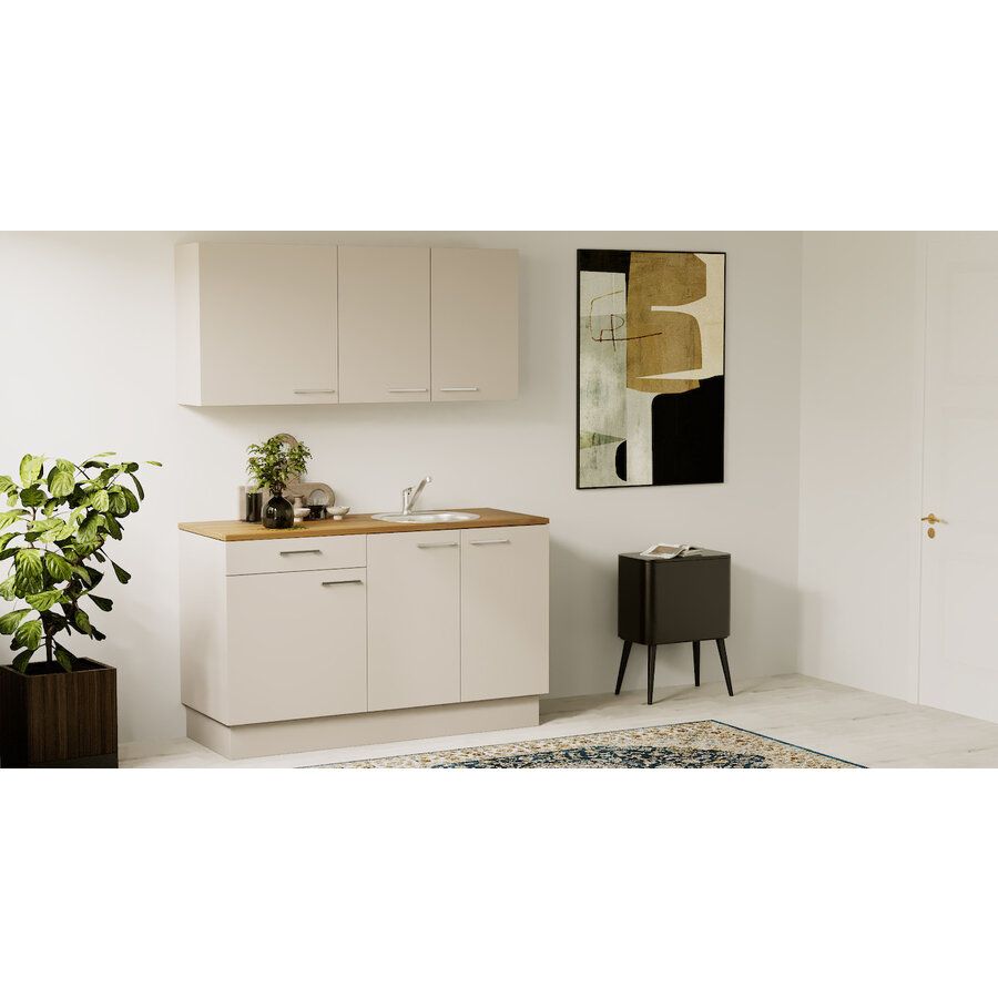 Turin Nigella Rechte Keuken Cashmere