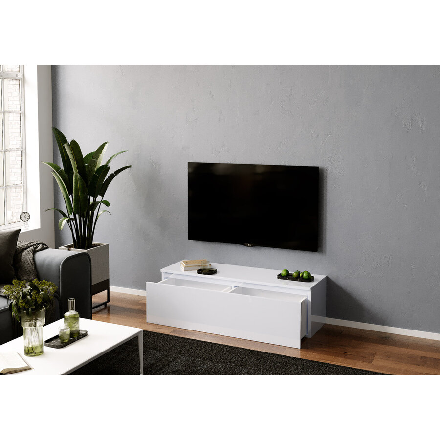 Infinity 2.0 TV Meubel Hoogglans Wit Infinity 2.0 TV Meubel Hoogglans Wit