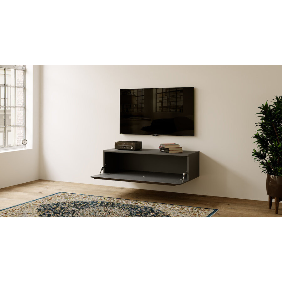 Levana Grafiet 120 cm TV Wandmeubel Levana Grafiet 120 cm TV Wandmeubel