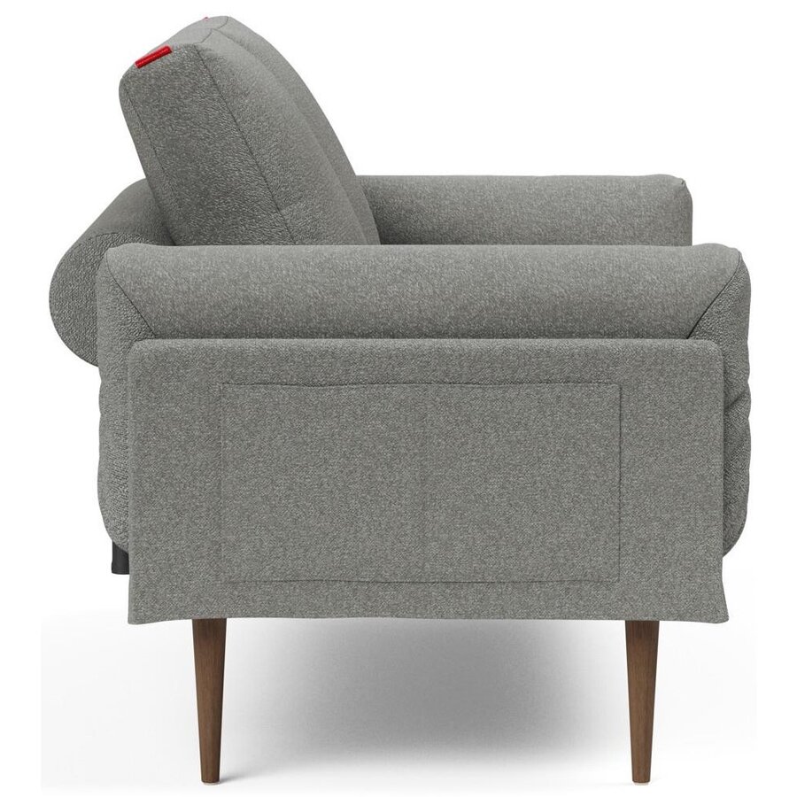 Rollo Styletto Slaapbank Grijs Bouclé Rollo Styletto Slaapbank Grijs Bouclé