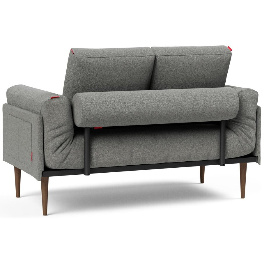 Rollo Styletto Slaapbank Grijs Bouclé Rollo Styletto Slaapbank Grijs Bouclé