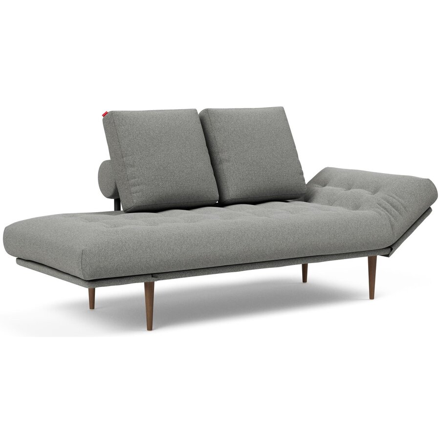 Rollo Styletto Slaapbank Grijs Bouclé Rollo Styletto Slaapbank Grijs Bouclé
