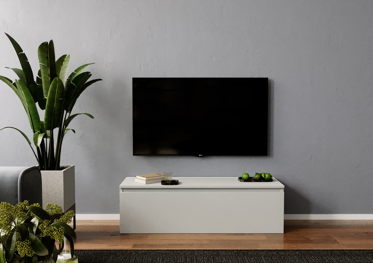 Nova Design Ezra 138 cm TV Meubel Gesso Grijs