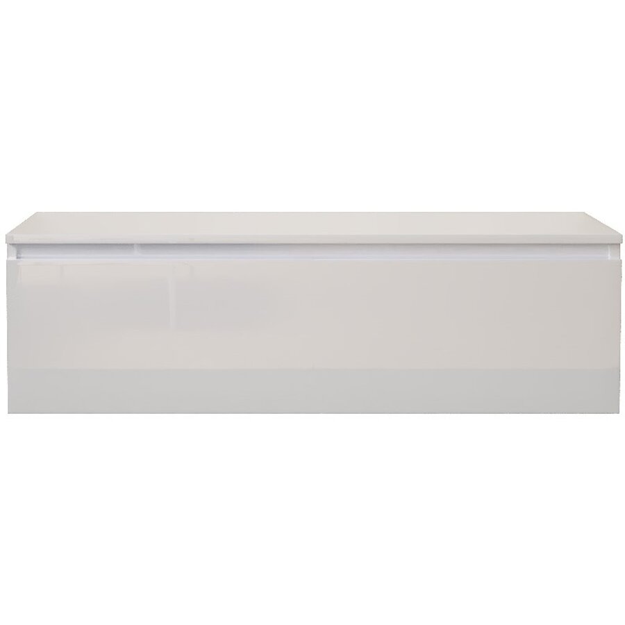 Ezra 138 cm TV Meubel Hoogglans Wit Ezra 138 cm TV Meubel Hoogglans Wit