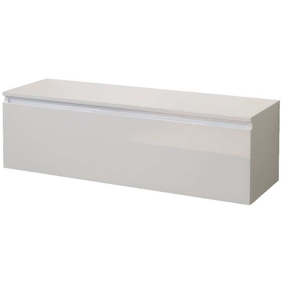 Ezra 138 cm TV Meubel Hoogglans Wit Ezra 138 cm TV Meubel Hoogglans Wit